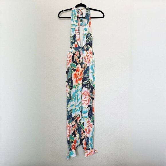 Mara Hoffman Wrap Back Jumpsuit in Arcadia Indigo - Picture 3 of 10